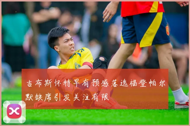 吉布斯怀特早有预感落选福登帕尔默缺席引发关注有限